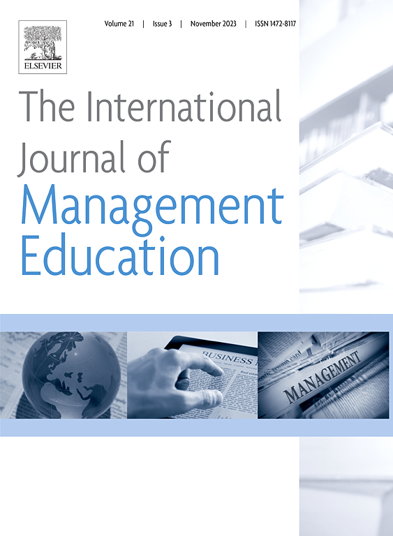 Go to journal home page - The International Journal of Management Education